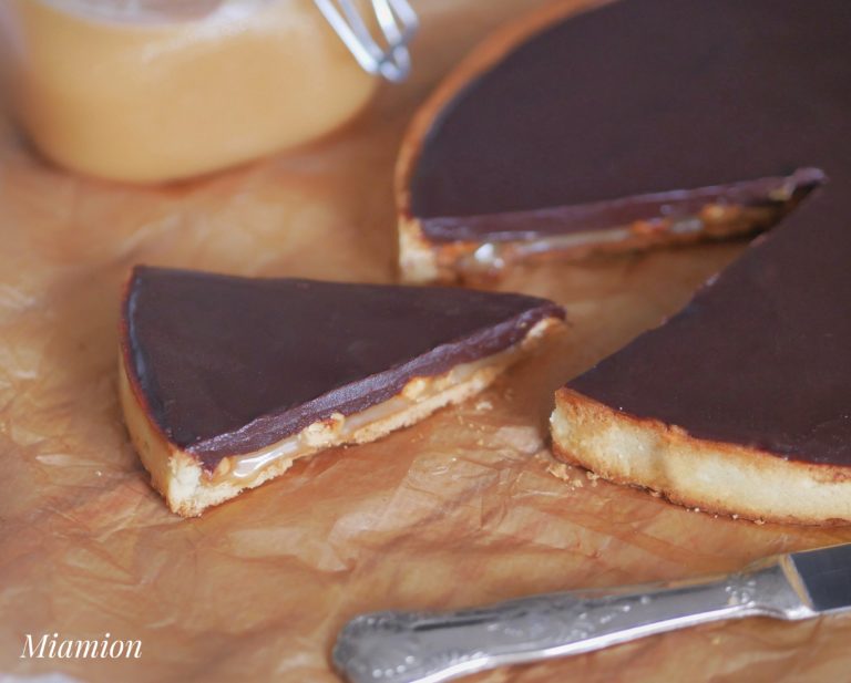 Tarte façon snickers