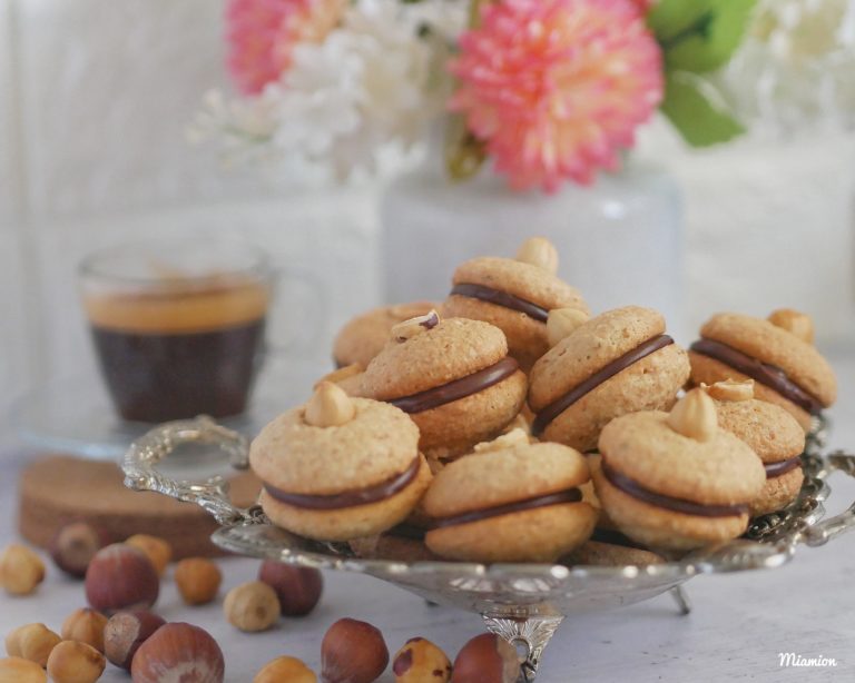 Biscuits succès noisette chocolat